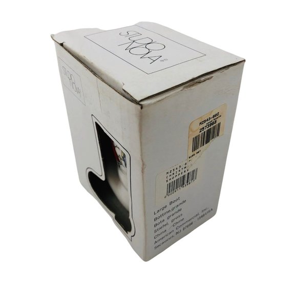 Studio Nova Large Boot Vase Planter Christmas Shoppers Porcelain MZ543 Boxed - Picture 2 of 10